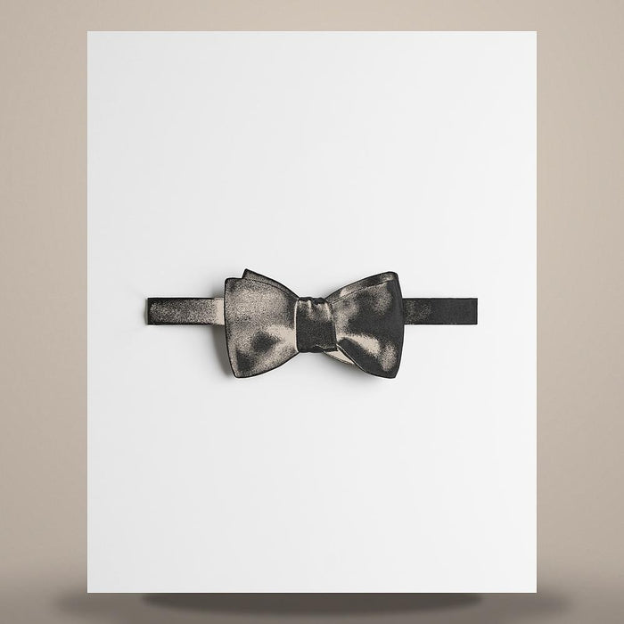 DIOR Straight Edge Black Silk Bow Tie 68N1040A6042 C900