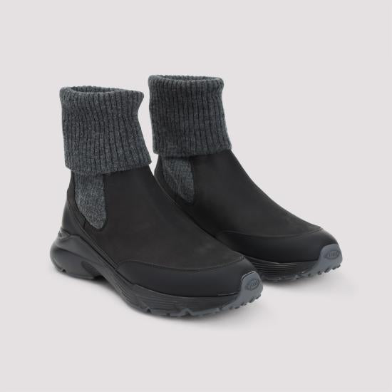 Tods Black Leather Ankle Boots XXW54C0JP30UMO YPT0 BLACK DOM