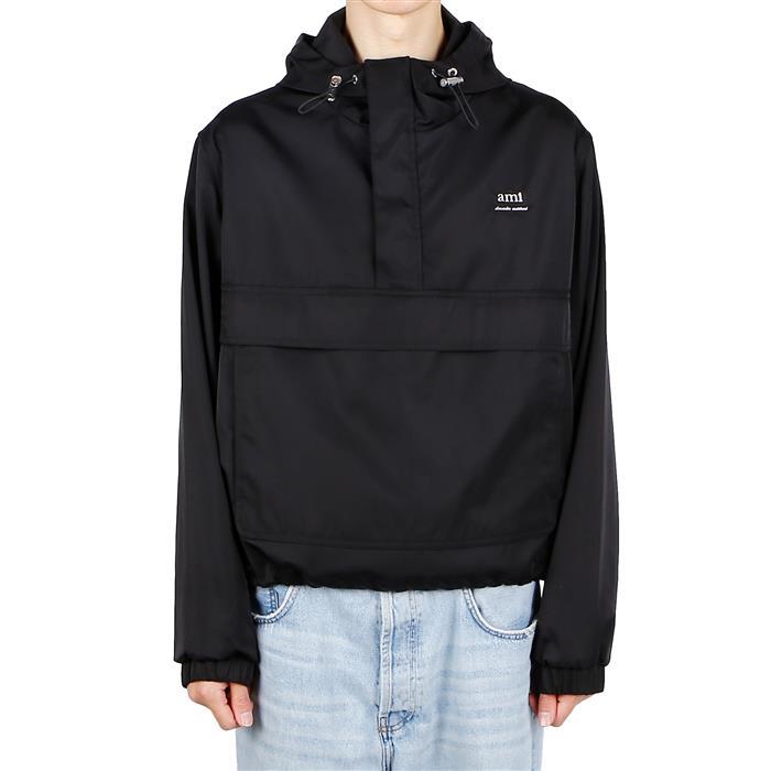 AMI Hooded Anorak Windbreaker Jacket UJK101 PA0007 001