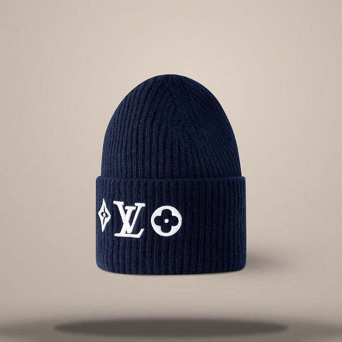 Louis Vuitton Navy Blue LV Headline Beanie