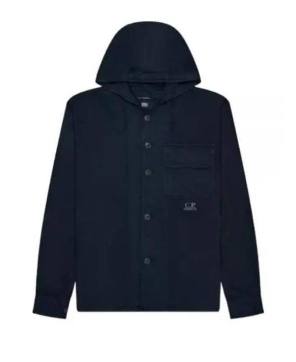 CP Company Armored Stretch Satin Hooded Overshirt