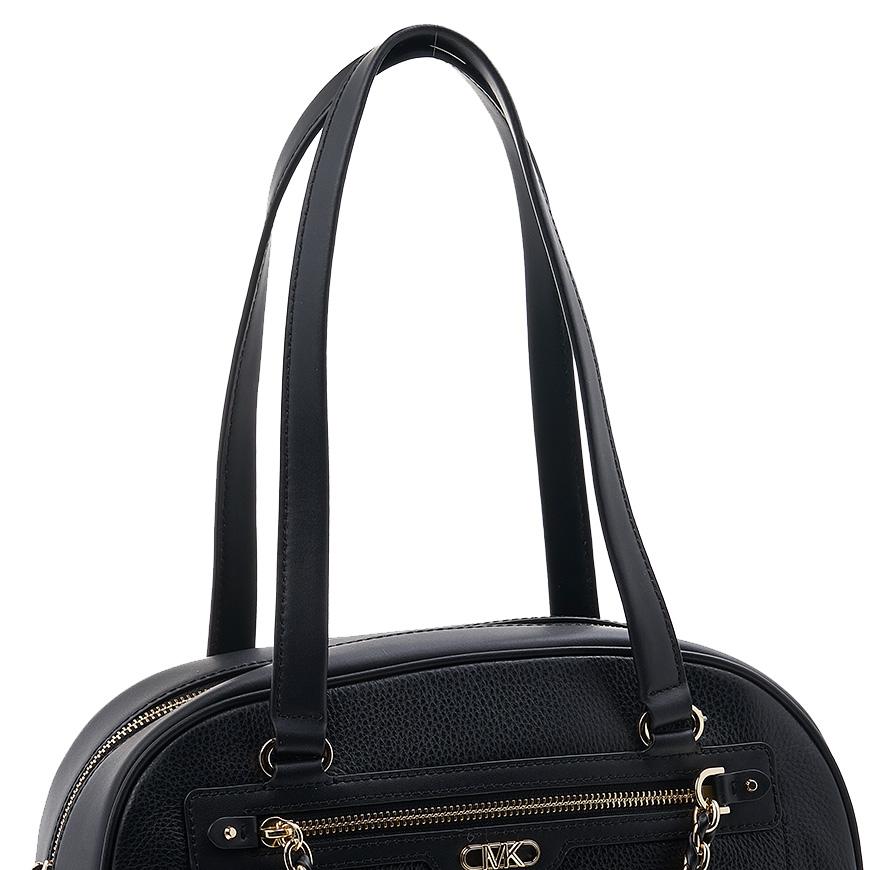 Michael Kors Women’s Chain Shoulder Bag Black Leather Shoulder Bag