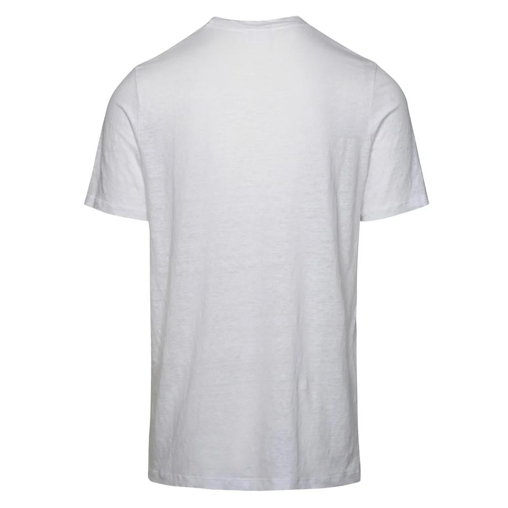 Isabel Marant KARMAN Linen T-Shirt White Men's Top