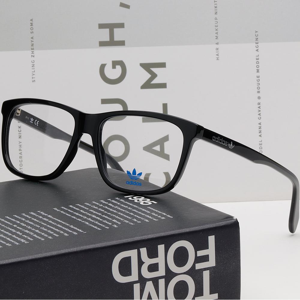 Adidas Unisex Square Acetate Fashion Eyeglass Frames OR5012 001