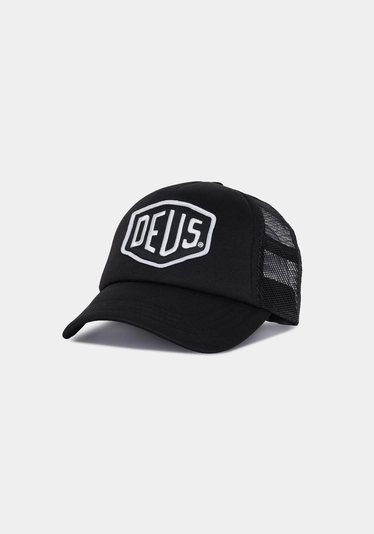 Deus Ex Machina Black White Baylands Trucker Baseball Cap D261 MHA 190