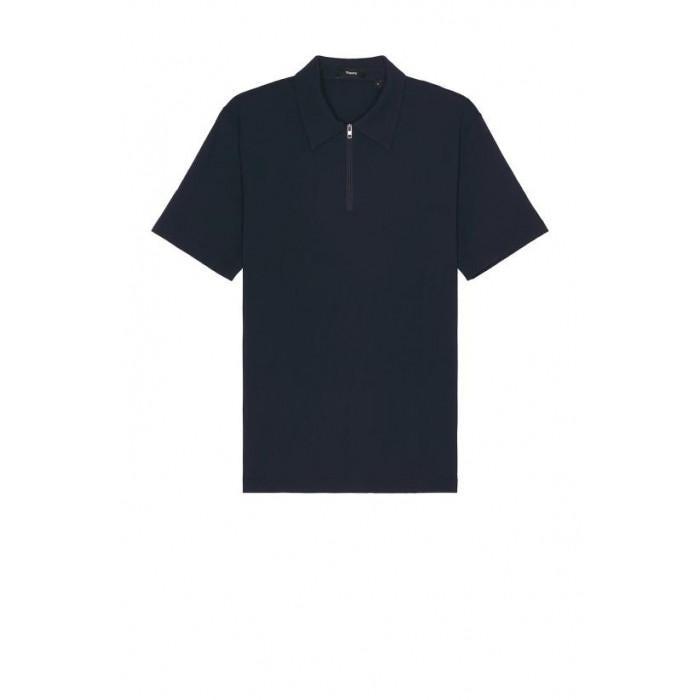 Theory Rider Relay Jersey Quarter-Zip Polo Shirt