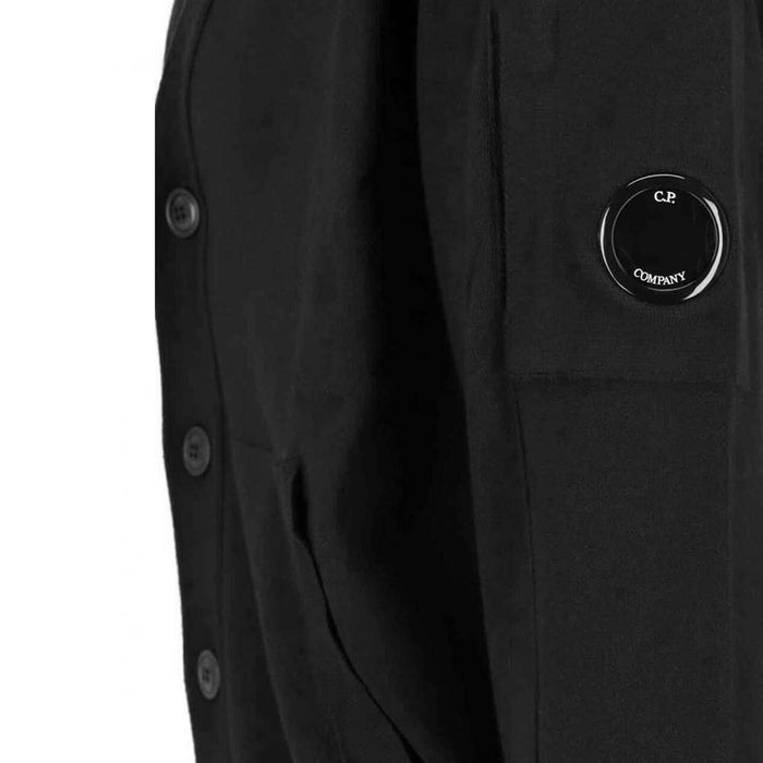 CP Company Black Lens Badge Pocket Cardigan