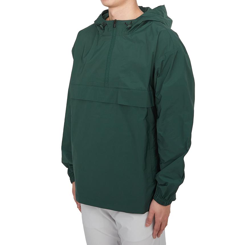 malbon Evergreen Mens Hooded Anorak Golf Jacket ME0037 EVG