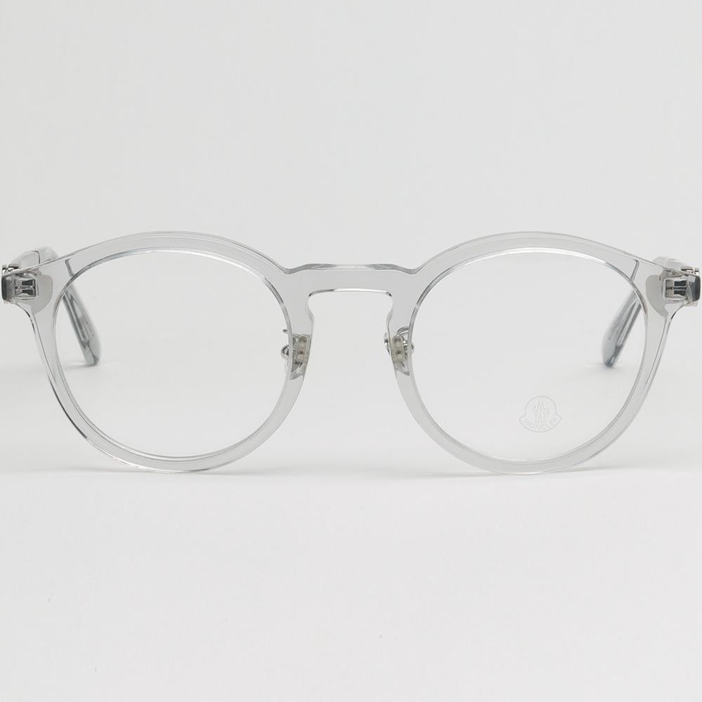 Moncler Clear Acetate Round Eyeglass Frames Unisex ML5175H 020