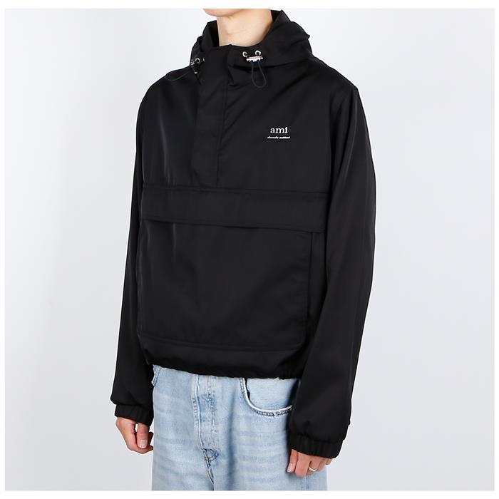 AMI Hooded Anorak Windbreaker Jacket UJK101 PA0007 001