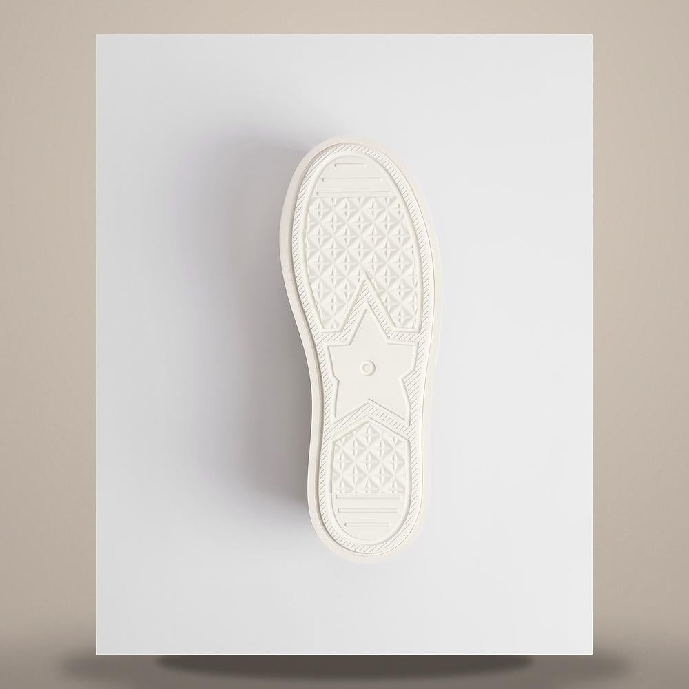 DIOR Natural Dioriviera Walk’n’Dior Platform Sneakers Painted Rib KCK545BME S05T