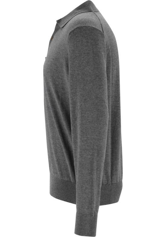 HUGO BOSS Men’s Crewneck Knit Sweater 50565503 030 DARK GREY DOM