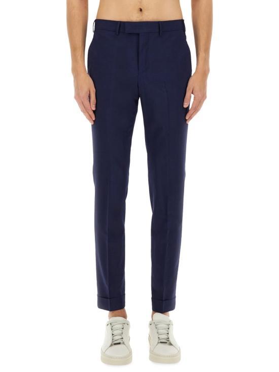 PT TORINO Blue Straight Classic Pants for Men COAFMAZ00 CL1TO770350