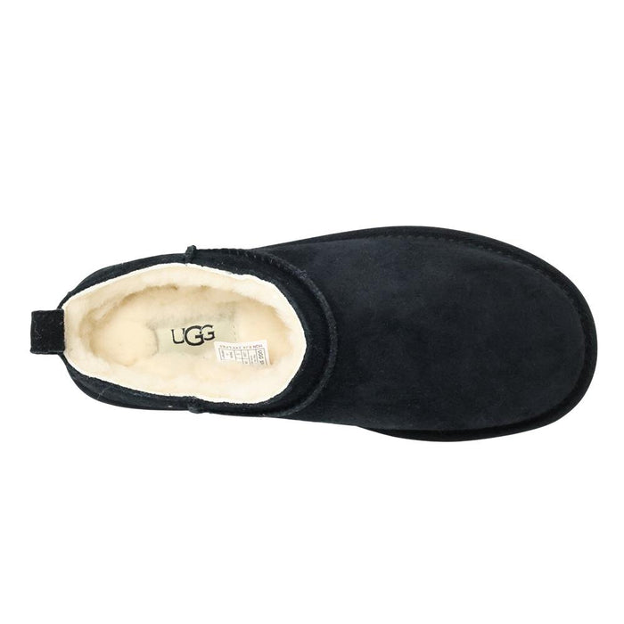 Ugg Classic Micro Ankle Boots Women Black Suede