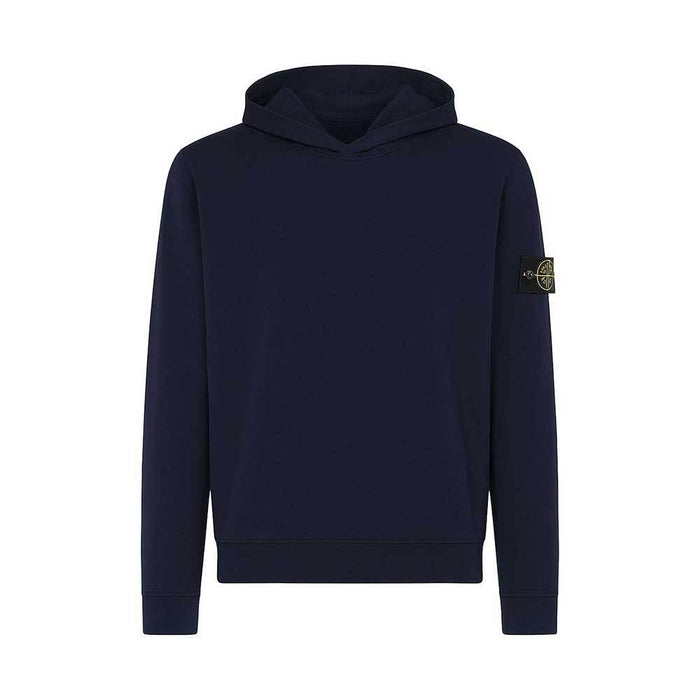 STONE ISLAND Navy RWS Wool Hooded Knit Sweater for Men