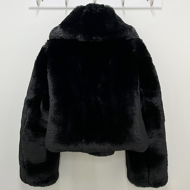 Acne Studios Eco Faux Fur Fluffy Jacket for Women A90612 900
