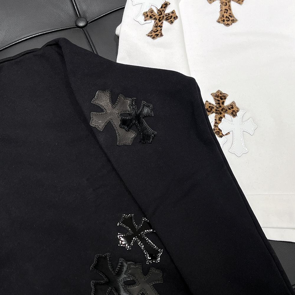 Chrome Hearts Paperjam Patch Half Zip Sweatshirt Black