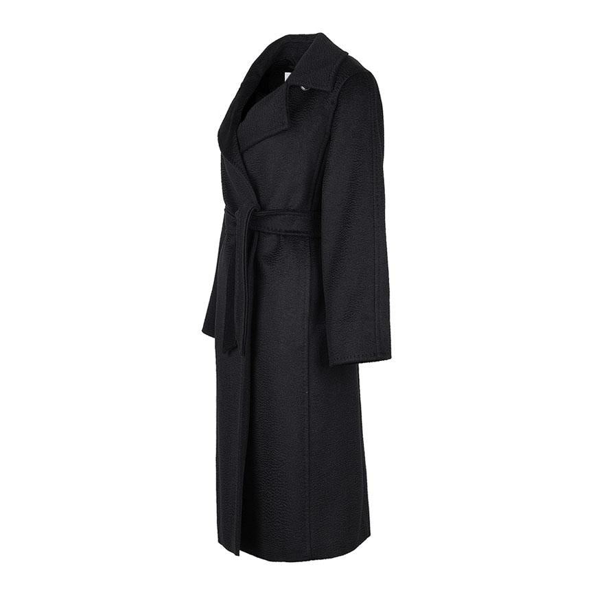Max Mara Manuela Wool Wrap Coat for Women, Beige