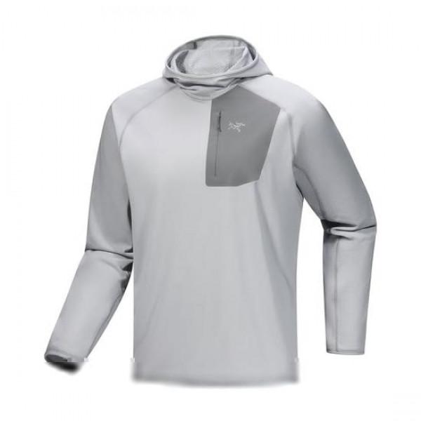 ARC`TERYX Delta Pullover Hoodie Men’s Fleece Top ATPFM07744SVO