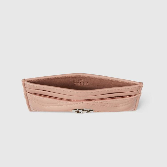 GUCCI GG Marmont Leather Card Case Wallet for Women