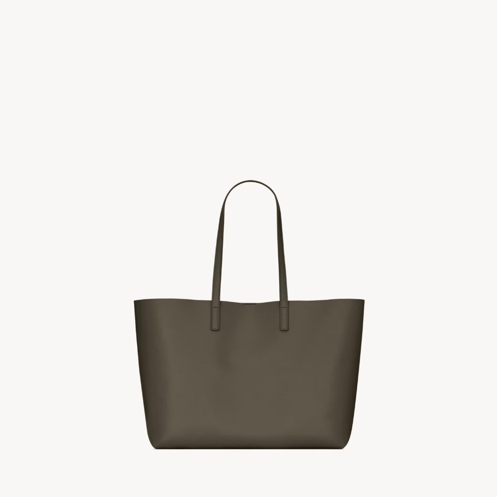 Saint Laurent East West Leather Shopping Tote Light Musk