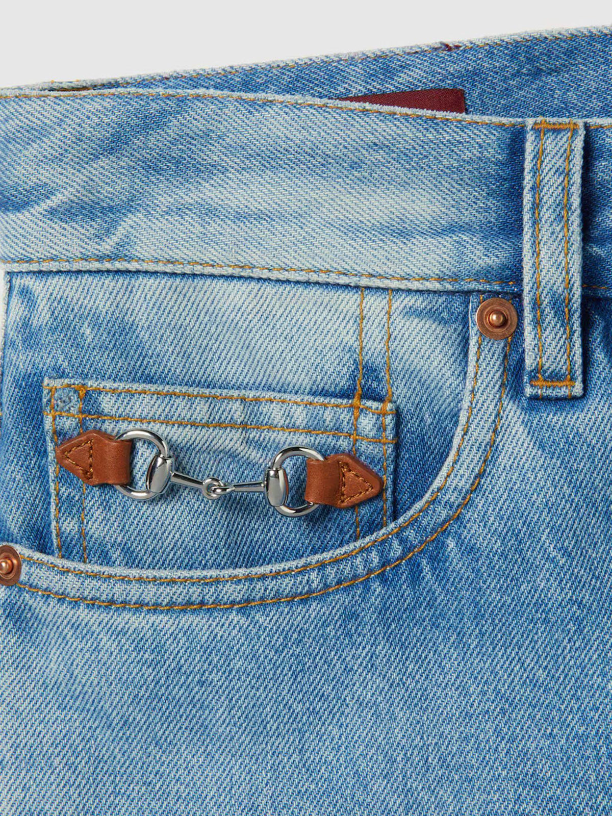 GUCCI Blue Denim Jeans Women’s Pants