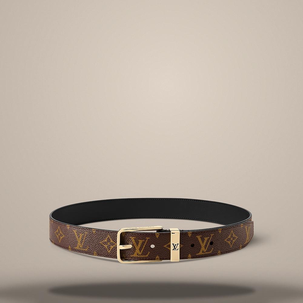 Louis Vuitton Monogram Canvas Pont Neuf 35mm Belt Brown M4584