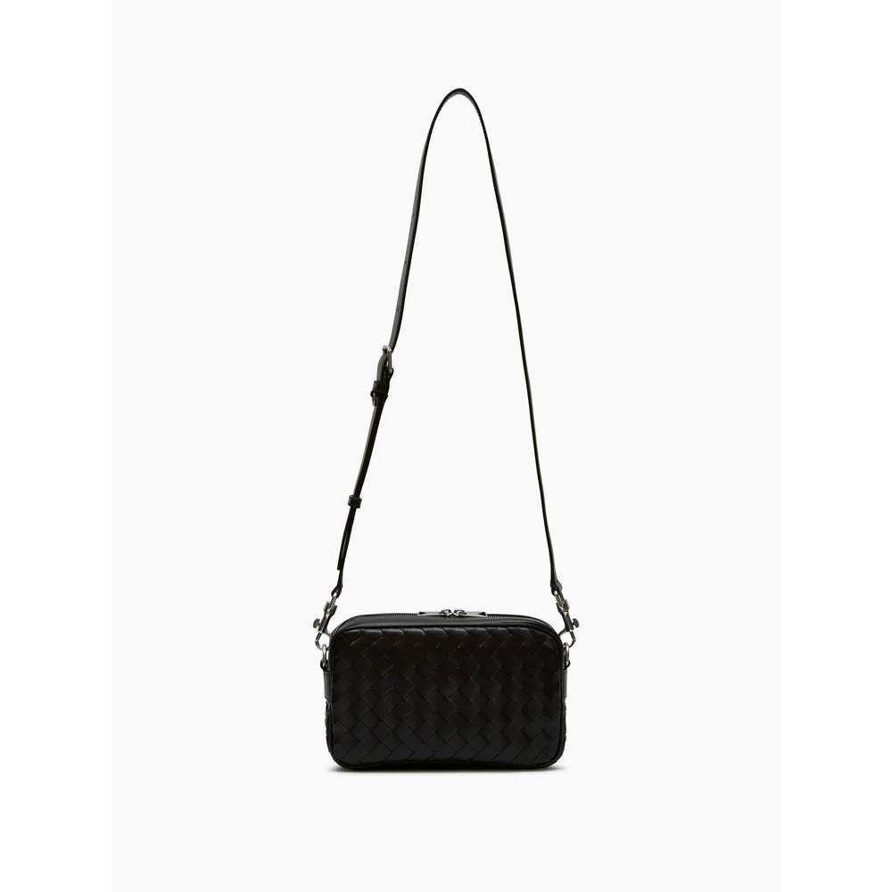 Bottega Veneta Intrecciato Small Camera Bag Brown Leather Crossbody