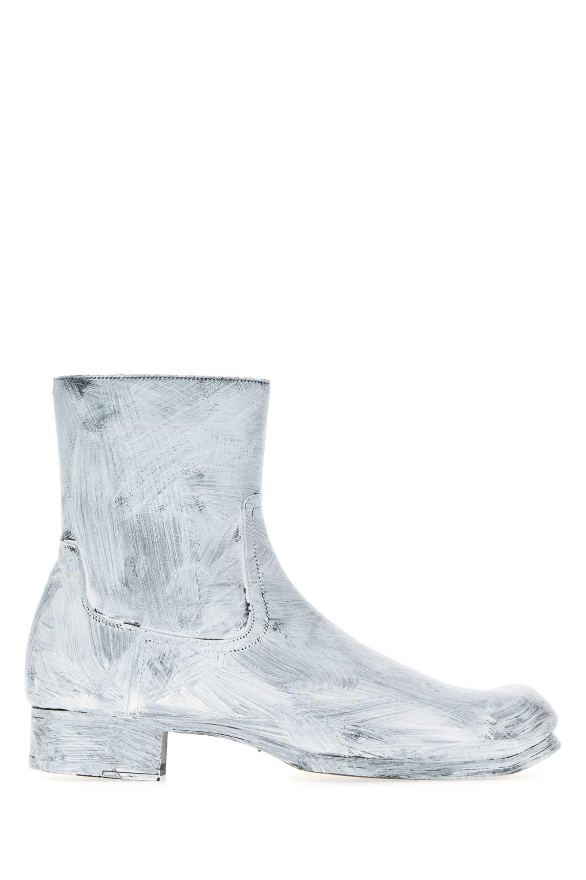 Maison Margiela Black Rubber Rain Boots for Men