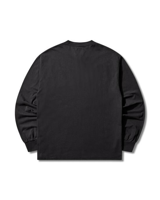 ROA Washed Black Long Sleeve Sweatshirt