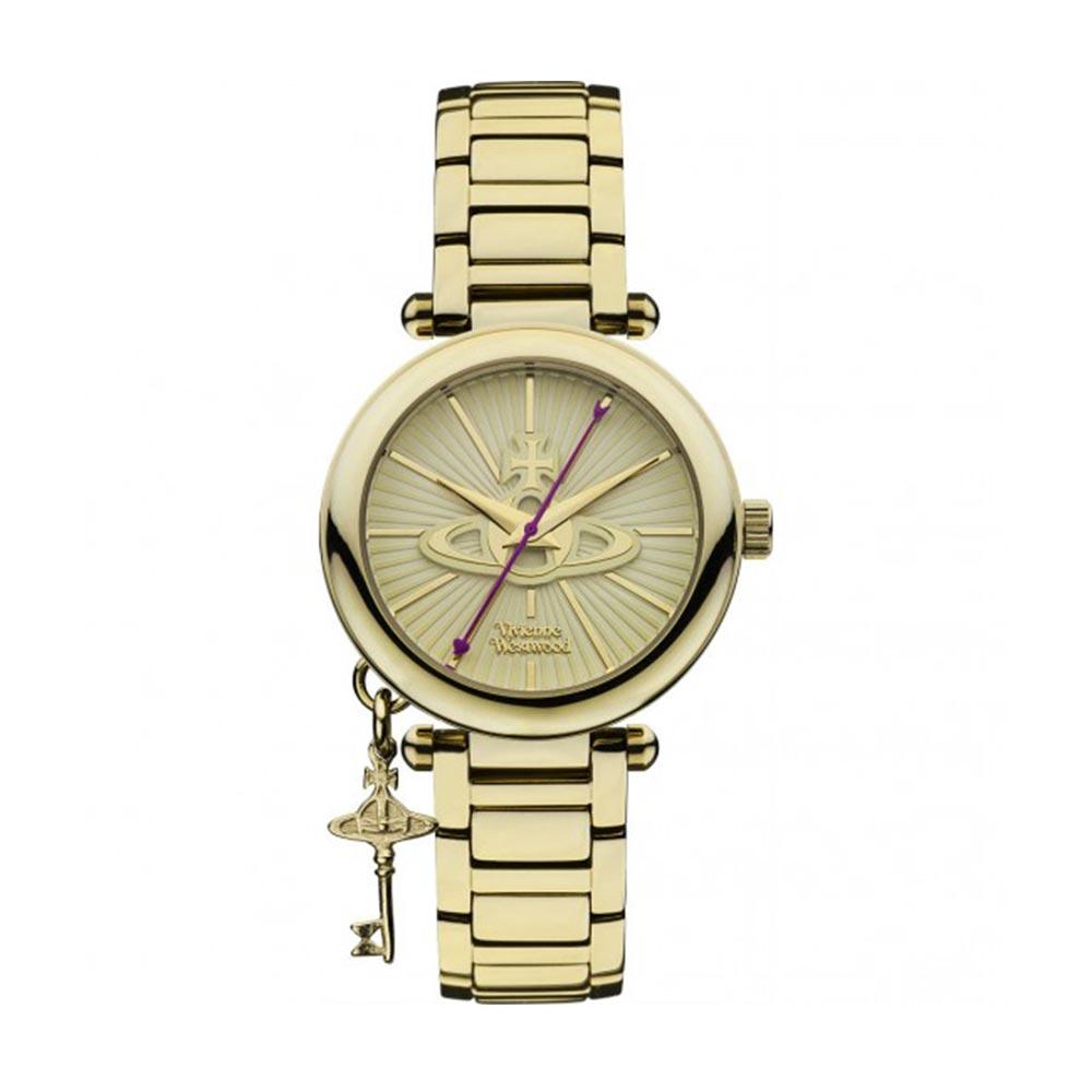 Vivienne Westwood Gold Tone Metal Women’s Watch VV006KGD