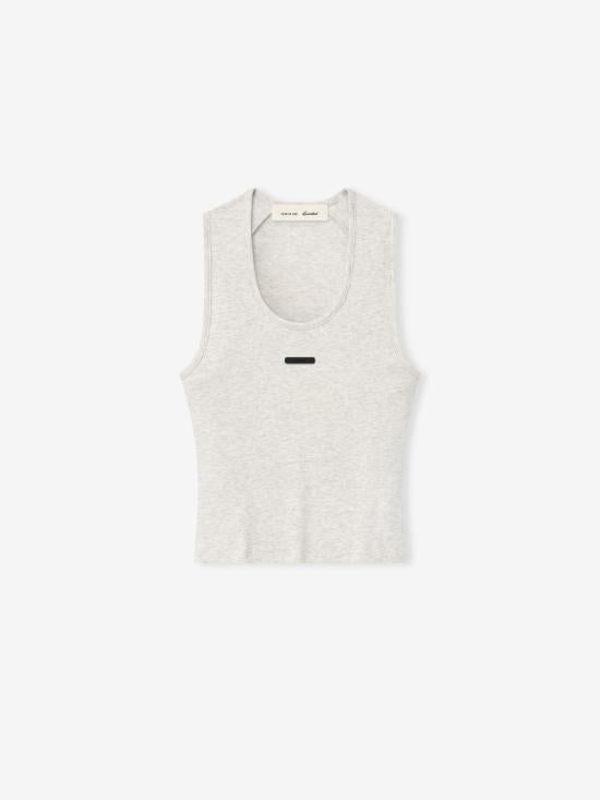 Fear of God Oatmeal Heather Sleeveless T-Shirt