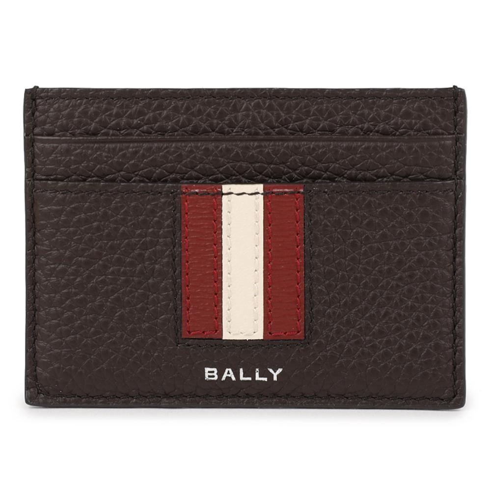 BALLY Ribbon Leather Card Holder Wallet for Men MLB01S VT434 I8Z1P