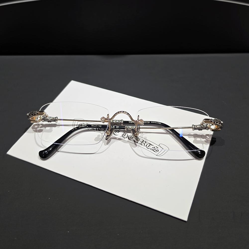 Chrome Hearts Black/Gold/Silver Mix Pils 3 Eyeglasses Unisex