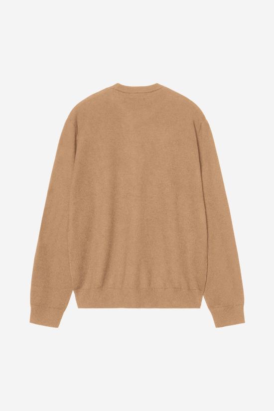 CARHARTT WIP Madison Sweater Dusty H Wax Men’s Crewneck Knit