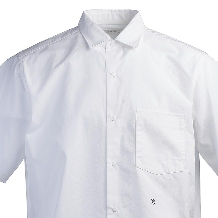 nanamica Men’s Regular Wind Long Sleeve Shirt SUGS405E OW