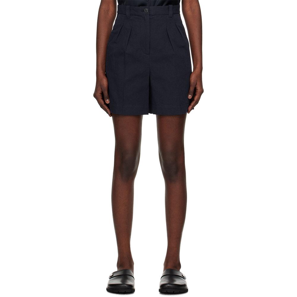 A.P.C. Women’s Nola Shorts Beige Cotton Casual Shorts