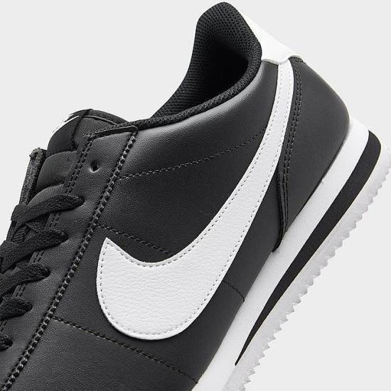 Nike Cortez Leather Sneakers Black White