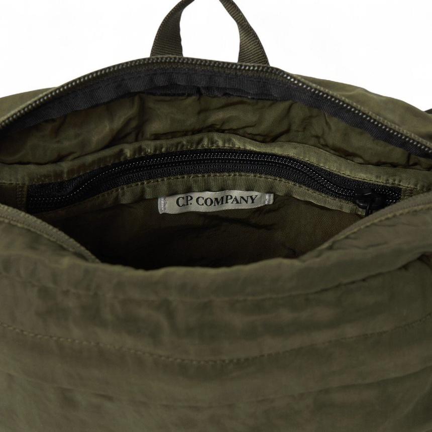 CP Company Unisex Nylon Hip Pack Crossbody Bag Green