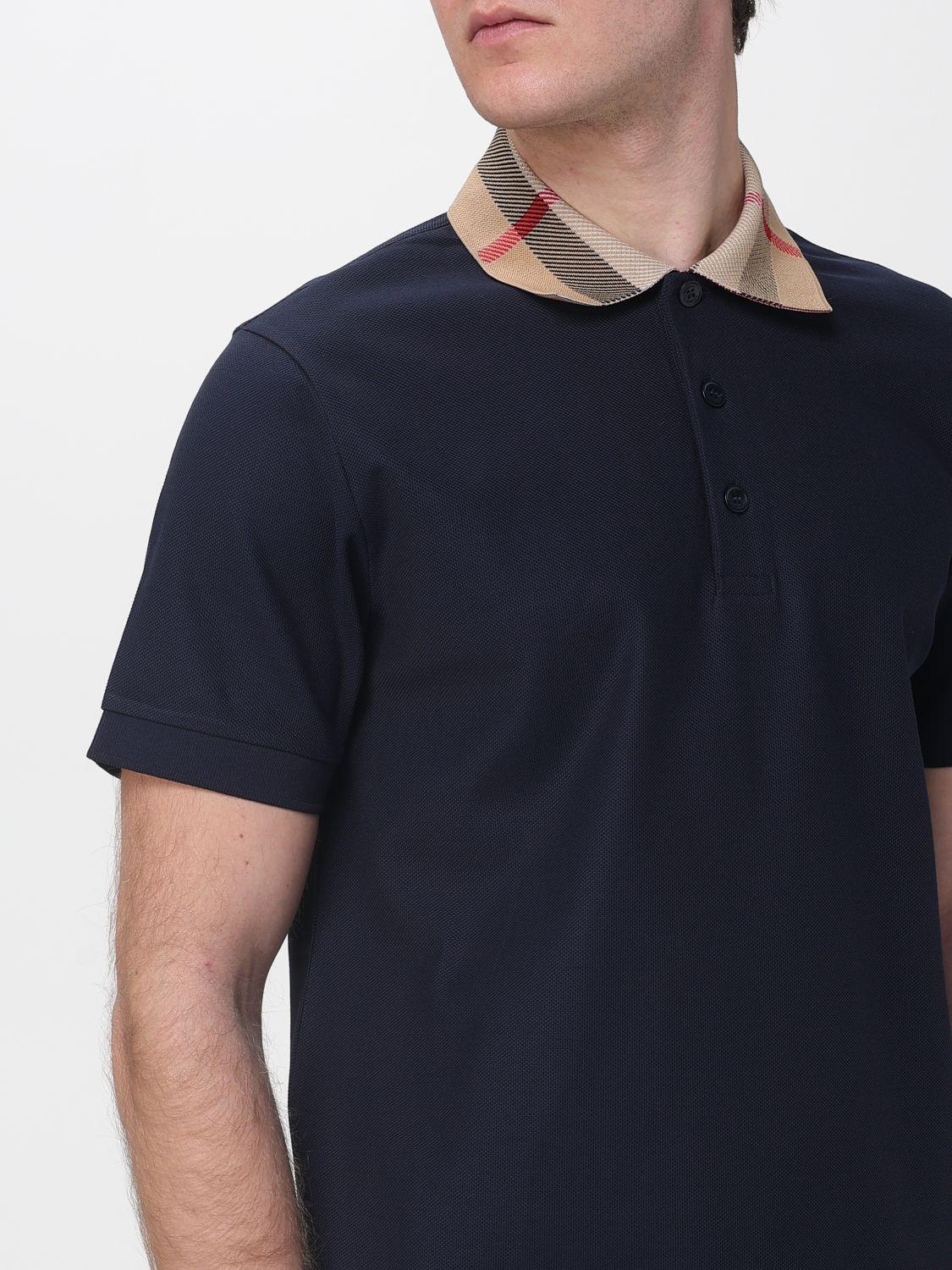 BURBERRY Short Sleeve Cotton T-Shirt Men Black