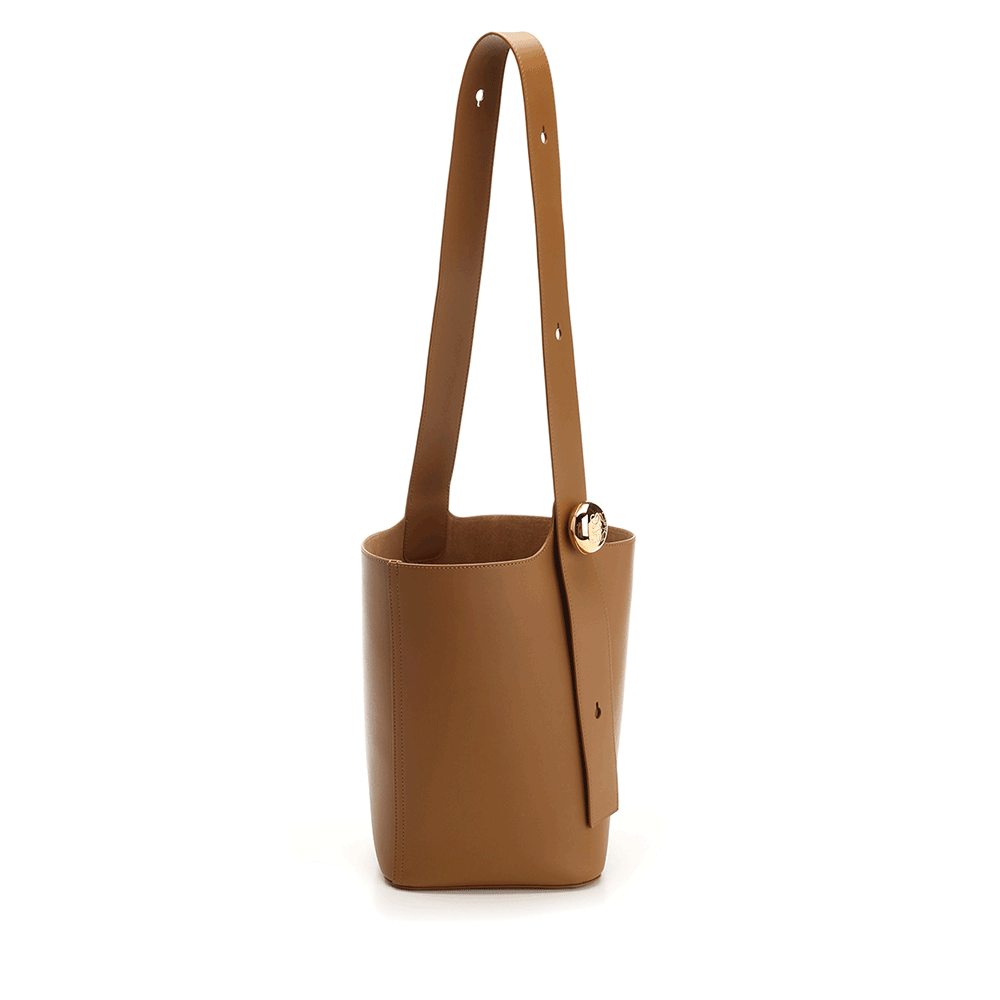 LOEWE Pebble Leather Medium Bucket Shoulder Bag AANBBBWX01 3980