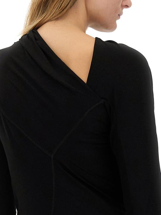 Helmut Lang Long Sleeve Sweatshirt Top O07HW504 001 BLACK DOM