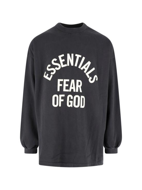 Fear of God Faded Black Long Sleeve Sweatshirt