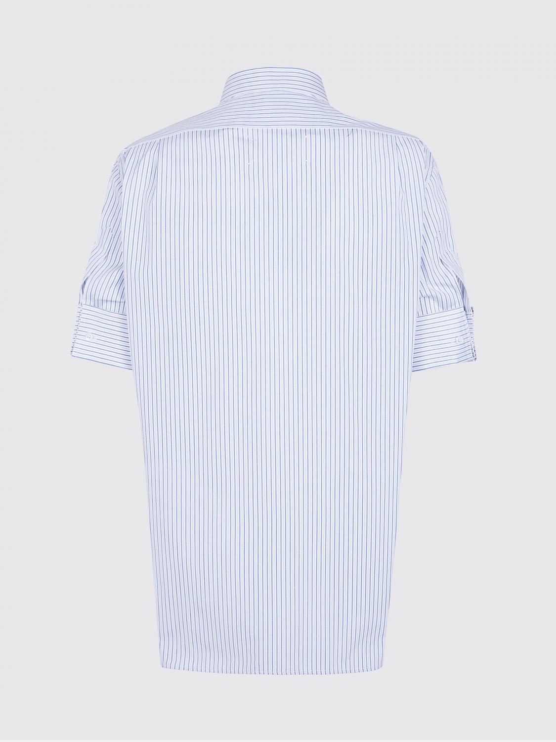 Maison Margiela Short Sleeve Button-Up Shirt White Cotton Women