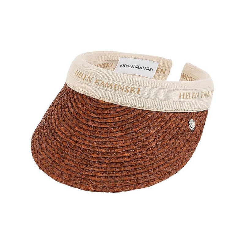 HELEN KAMINSKI Nutshell Natural Logo Bianca 8 Visor Hat Women’s Cap