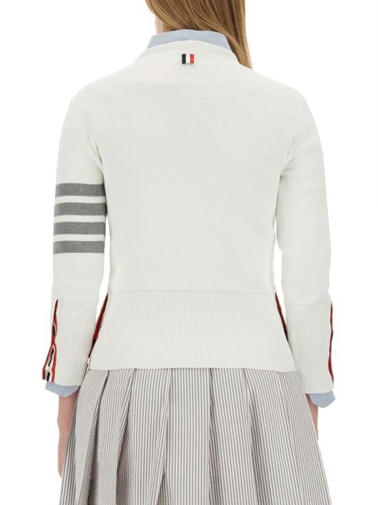 THOM BROWNE Cotton Milano Stitch 4-Bar Turtleneck Sweater