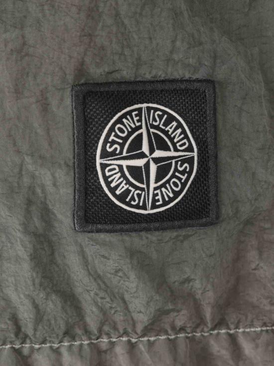 STONE ISLAND Military Green Cotton Drawstring Cargo Sho K1S15B100006 S0043 V0054