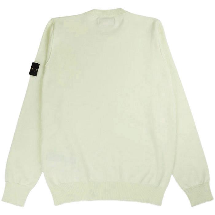 STONE ISLAND Men’s Logo Patch Crewneck Knit Sweater 5100053 S00B2 V0095