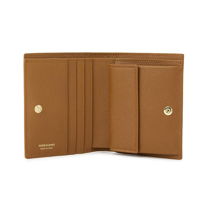 Ferragamo Gancini Women’s Leather Bifold Wallet 22D780 0789857