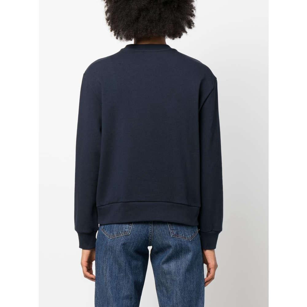 A.P.C. Navy VPC Logo Print Women’s Sweatshirt